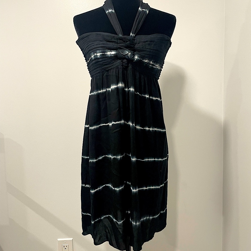 NWOT Navy and White Mini Sundress